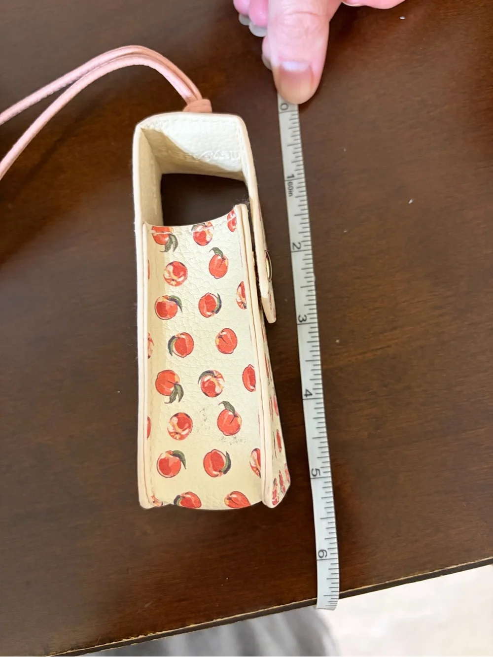 Bath and Body Works x Vera Bradley Peach Print Lipgloss Holder